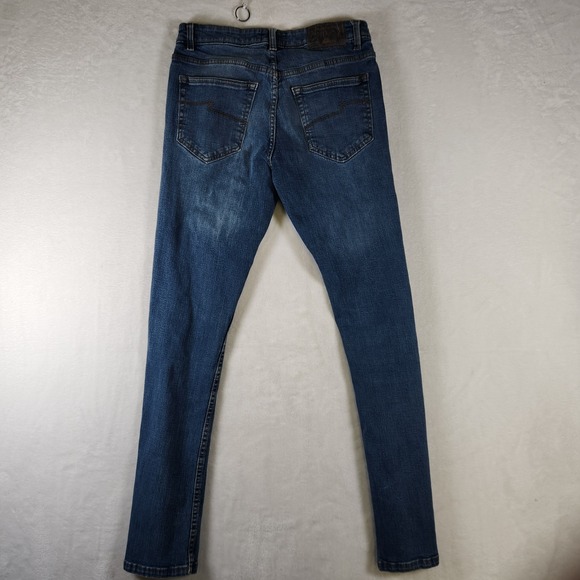 Copper‎ & Oak Jeans 30x32 Blue Slim Fit Stretch Denim Casual Mens - Picture 7 of 8